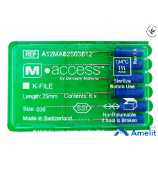 Інструмент ручний K-File M-Access №30 (Dentsply Maillefer), 6 шт./пак.